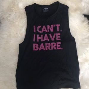 Barre muscle tee